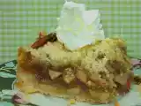 Recipe Amish apple strudel and stabilized whipped cream