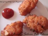 Recipe Bread n salmon fish pakoras