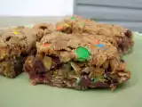 Recipe M&m-chocolate chip oatmeal bars