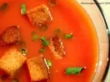 Recipe Tomato soup (home-made soup with fresh tomatoes)