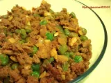Recipe Matar keema (spicy sauted minced meat and peas)