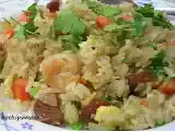 Recipe Chicken sausage and shrimp fried rice