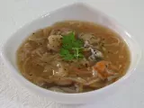 Recipe Chicken and bamboo pith (thick) soup