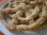 Recipe Glystarkes (cypriot crusty, sesame rusks)