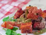 Recipe Veganmofo 06: tandoori sweet potato and cauliflower