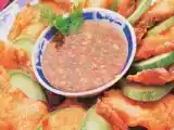 Recipe Fried fish fillet with spring onion and chilli sauce