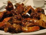 Recipe Chinese dish : stir fried crabs in black bean sauce