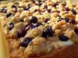 Recipe Blueberry apricot crumble traybake