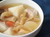 Recipe White & red radish soup