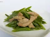 Recipe Pork jowl stirfry with green bean