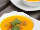 Recipe Pumpkin soup cooked in fresh passion fruit juice