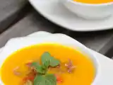 Recipe Pumpkin soup cooked in fresh passion fruit juice