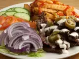 Recipe Recipe - kebab platter / kebabtallrik
