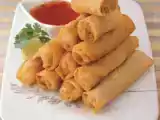 Recipe Maggi vegetable spring rolls & nestle orange flavored kit kat cake
