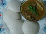 Recipe Idli & mutton kulambu