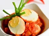Recipe Eggs in tangy spicy sauce (telur balado)