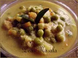 Recipe Green peas masala ~ thattukada style!!