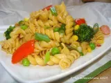 Recipe fusion cuisine - chinese vegetable pasta