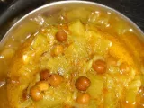 Recipe Kala chana aur lauki ki sabzi (black chickpeas & bottle gourd gravy)