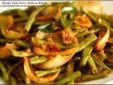 Recipe Stir-fried kam heong chinese long beans recipe