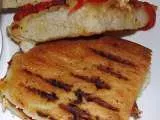 Recipe Aroma from a Guest Kitchen - (Guest:Padmaja Vaithi)= Grilled Chicken And Roasted Red Pepper Sandwiches with Fontina Cheese