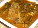 Recipe Bendakaya mamsam / lady finger mutton curry