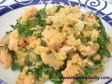 Recipe Quinoa risotto with salmon and kale