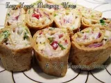 Recipe Easy veggie mediterranean multigrain wrap/pinwheels