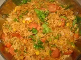 Recipe Fried rice with ikan bilis (nethili karuvadu)