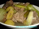 Recipe Linagang baboy (boiled pork with vegetables)