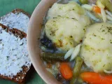 Recipe Quick vegetable leek soup with dumplings