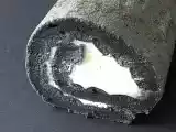 Recipe Bamboo charcoal swiss roll .