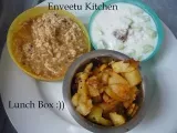 Recipe A typical south-indian lunch box