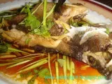 Recipe Steamed lapu-lapu (steamed grouper in soy sauce)
