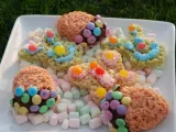 Recipe Easter goodies made from rice krispie treats