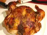 Recipe Honey roasted chicken with lemon-tarragon butter