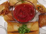 Recipe Indo-chinese vegetable spring-rolls for spring & a blog vacation!!