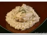 Recipe Chicken and rice in a white wine mushroom sauce