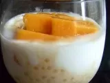 Recipe Mango & tapioca pearls dessert