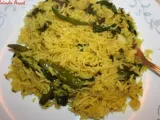 Recipe Methi rice / vendi kirai rice