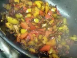 Recipe Schezwan mixed peppers sizzler recipe