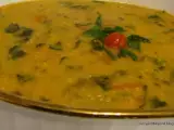 Recipe Escarole wali dal - escarole and red lentils
