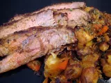 Recipe Southwest flank steak with chili potatoes