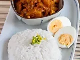 Recipe Chicken and potato curry with rice