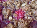 Recipe Strawberry rhubarb crisp with all-bran cereal