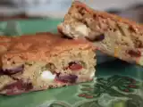 Recipe White chocolate cranberry orange blondies