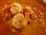 Recipe Shrimps curry with pineapple (kaeng khua sapparod goong)