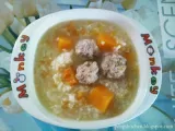 Recipe Pumpkin & pork balls porridge