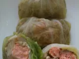 Recipe Steamed salmon in cabbage