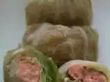 Recipe Steamed salmon in cabbage